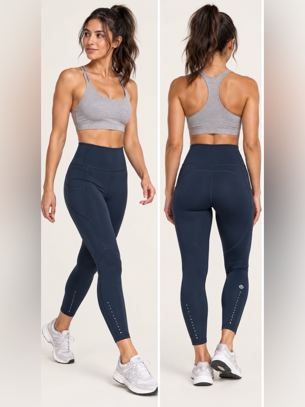 Lululemon Fast and Free High-Rise 7/8 Tight 24” Asia Fit True Navy S